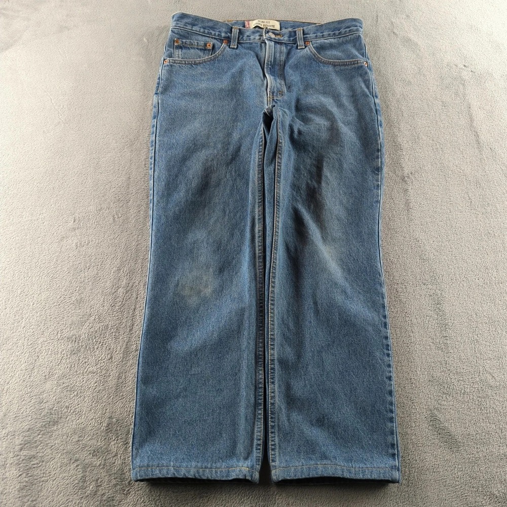 Vintage Levis Jeans 36 (Fits 34x28) Blue 516 Light Wash Slim Straight Canada Y2K